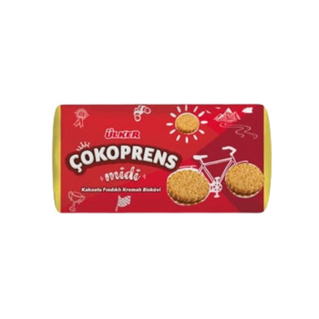 Çokoprens Midi Çikolata Kremalı Sandviç Bisküvi 160 Gr
