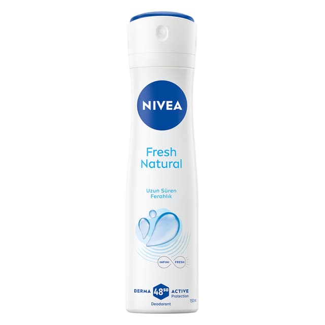 Kadın Sprey Deodorant Fresh Natural 48 Saat Deodorant Koruma 150 Ml