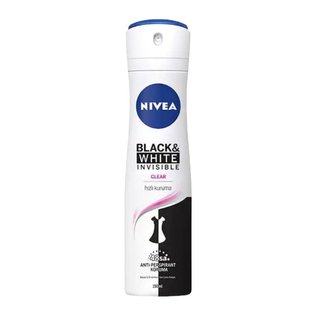 Invisible Black & White Clear Deodorant Sprey 150 Ml