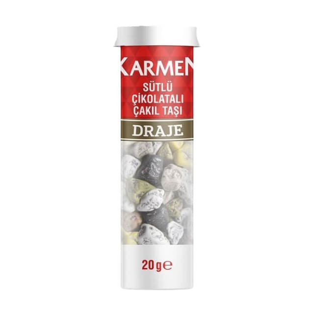 Sütlü Çakıltaşı Draje 20Gr