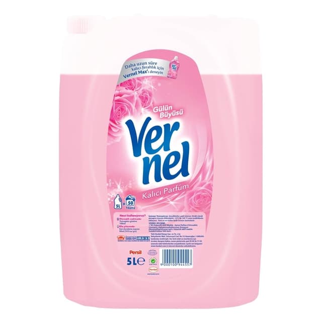 Çamaşır Yumuşatıcısı Gülün Büyüsü 50 Yıkama 5 Lt