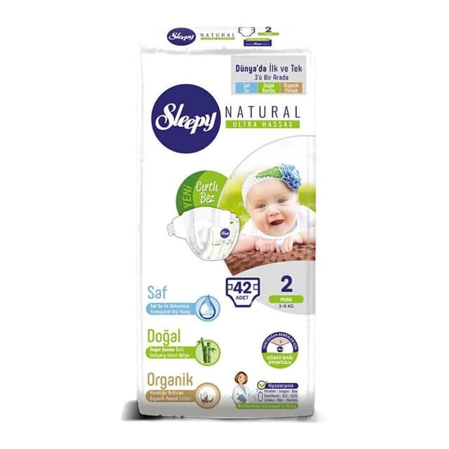 Natural Bebek Bezi 2 Numara 42'li