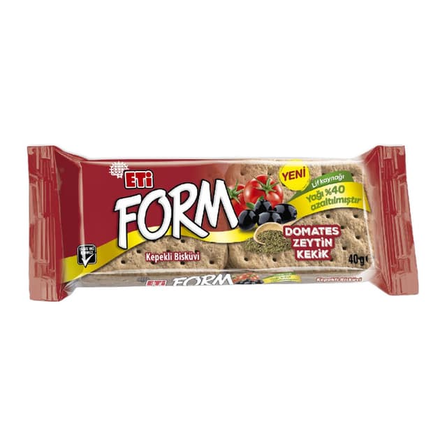 Form Domatesli Zeytinli Ve Kekikli Bisküvi 40 Gr