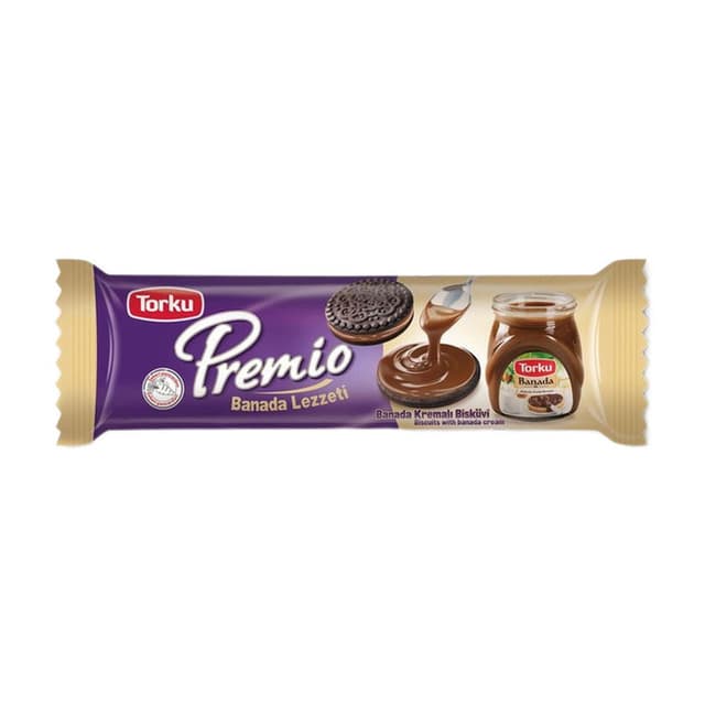 Bisküvi Premio Banada Kremalı 86 Gr