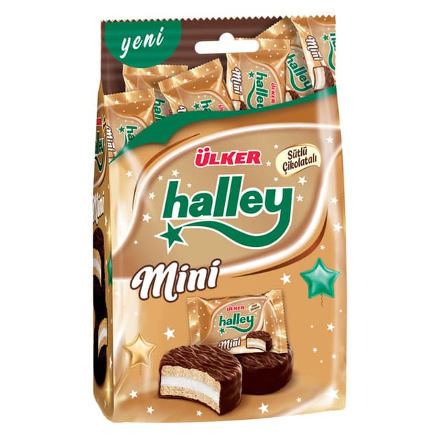 Halley Mini Çikolata Kaplamalı Sandviç Bisküvi 103 Gr