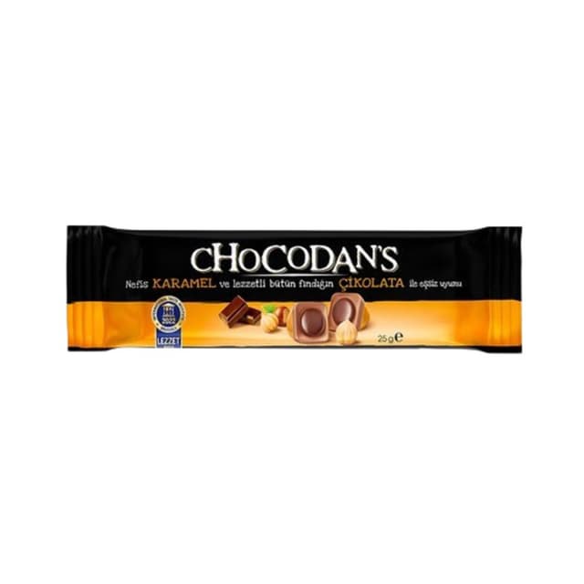 Chocodan's Bütün Fındıklı Karamelli Çikolata 125 Gr