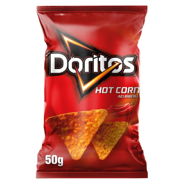 Cips Hot Corn Acı Biber Çeşnili 50 Gr