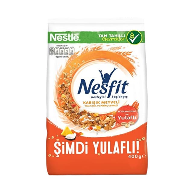 Nesfit Karışık Meyveli Kahvaltılık Gevrek 400 Gr