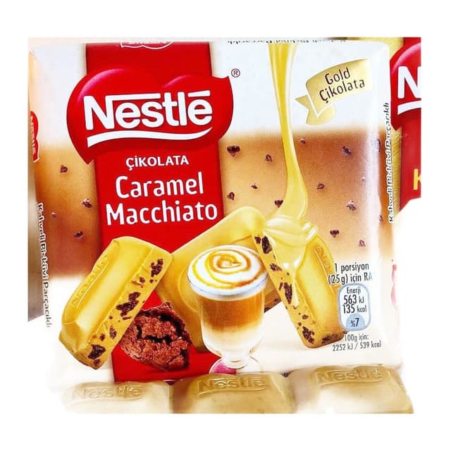 Çikolata Caramel Macchiato 60 Gr