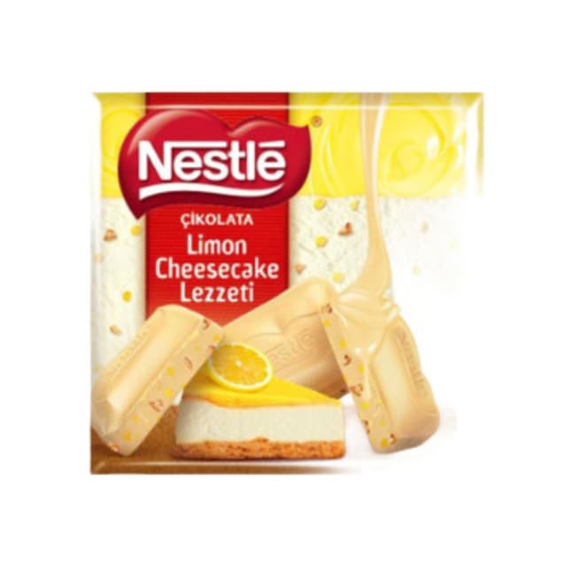 Limon Cheesecake Aromalı Beyaz Çikolata 60 Gr