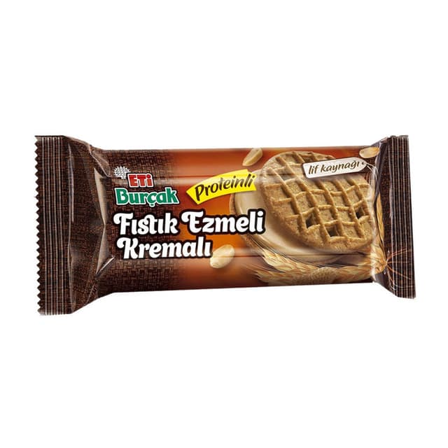 Burçak Proteinli Fıstık Ezmeli Kremalı 158 Gr