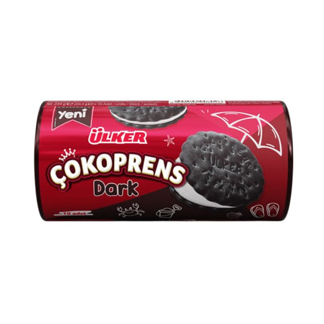 Çokoprens Dark Sandviç Bisküvi 234 Gr