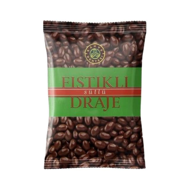Sütlü Çikolatalı Antep Fıstıklı Draje 60 Gr