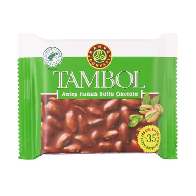 Tambol Antep Fıstıklı Sütlü Çikolata 77 Gr
