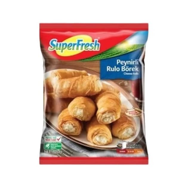 Peynirli Rulo Börek 12 Adet 420 Gr