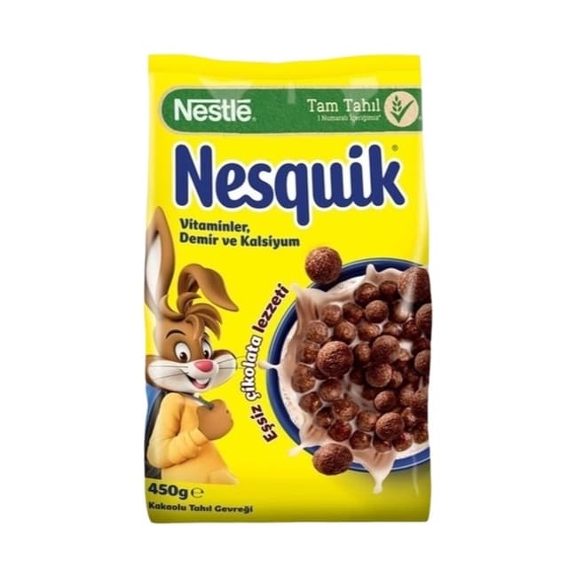 Nesquik Kakaolu Buğday Ve Mısır Gevreği 450 Gr