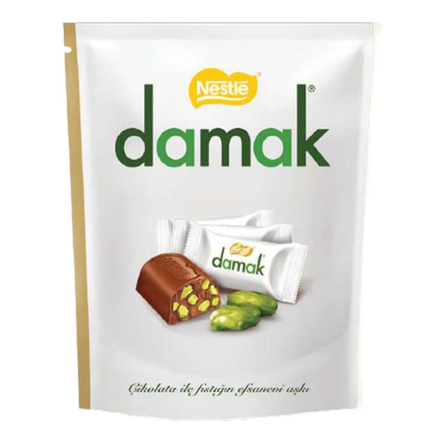 Damak Antep Fıstıklı Sütlü Çikolata 151.2 Gr