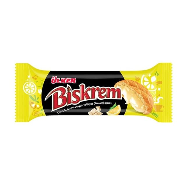 Biskrem Beyaz Çikolatalı Ve Limon Dolgulu 95 Gr