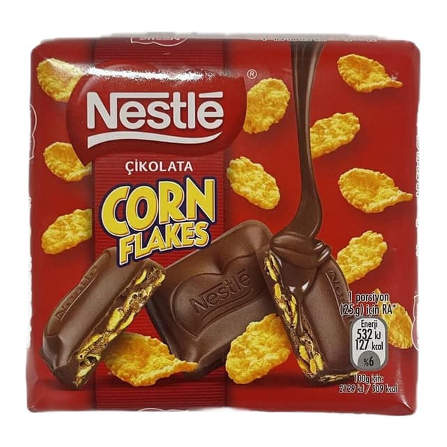 Çikolata Corn Flakes Kare 60 Gr