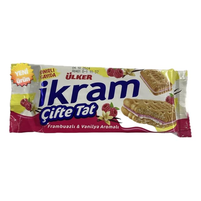 İkram Çifte Tat Frambuazlı & Vanilya Aromalı 87 Gr