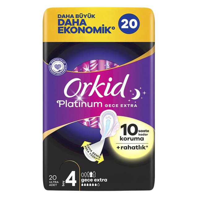 Ped Platinum Dörtlü Gece Extra 20'li