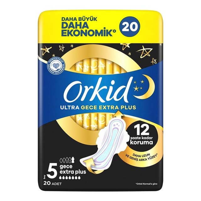 Hijyenik Ped Ultra Extra Plus Gece Dörtlü Paket 20'li