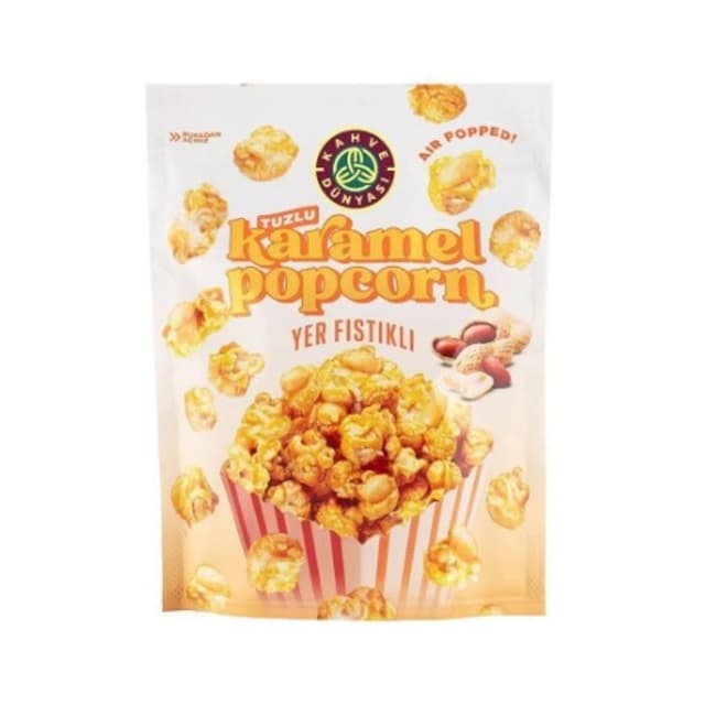 Tuzlu Karamelli Ve Yer Fıstıklı Popcorn 80 Gr