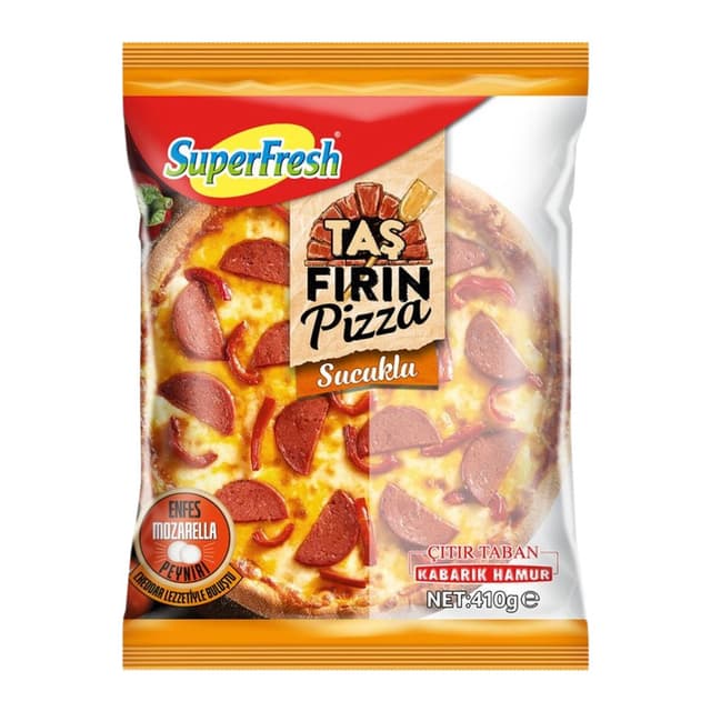 Taş Fırın Pizza Cheddarlı 410 Gr