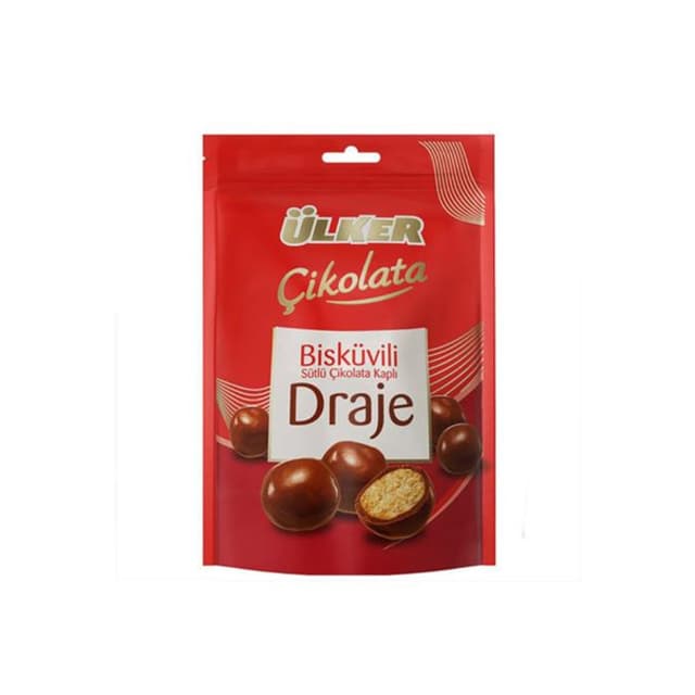 Bisküvili Sütlü Çikolata Kaplı Draje 100 Gr