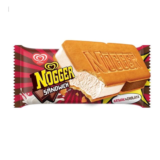 Nogger Sandwich Çikolata Kaymak 145 Ml