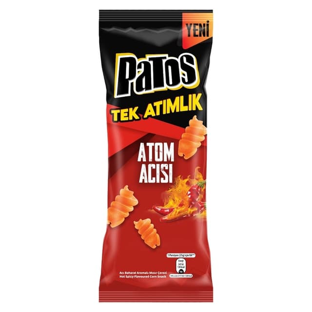 Tek Atımlık Atom Acısı Cips 30 Gr