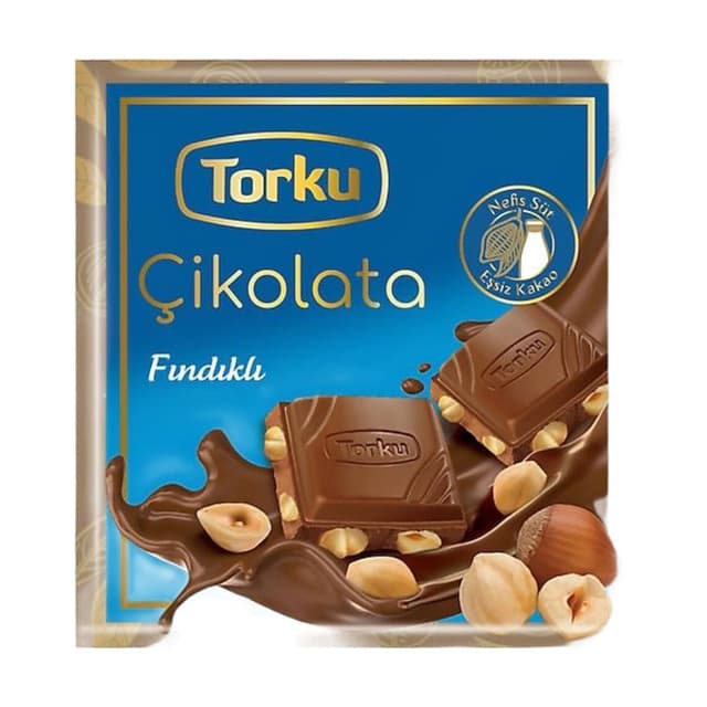 Kare Fındıklı Çikolata 60 Gr