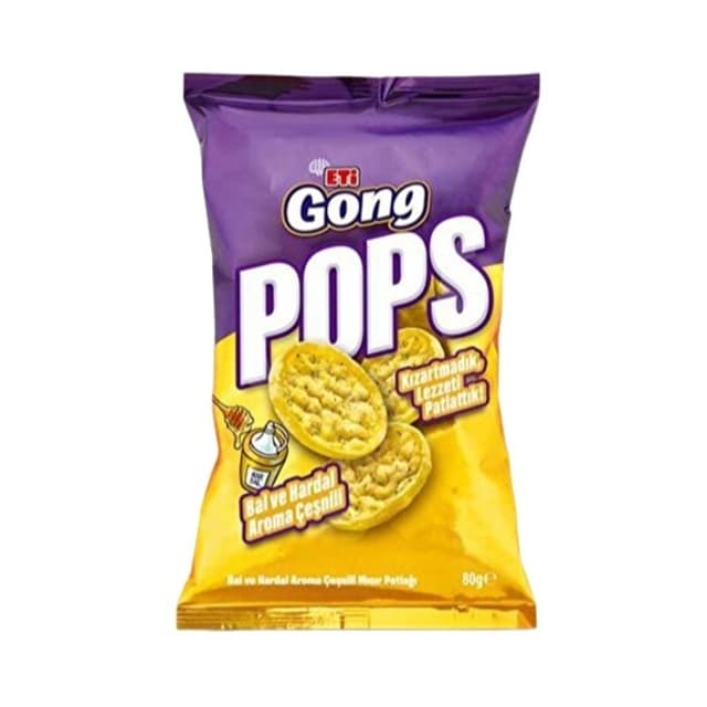 Gong Pops Ballı Hardal 80 Gr