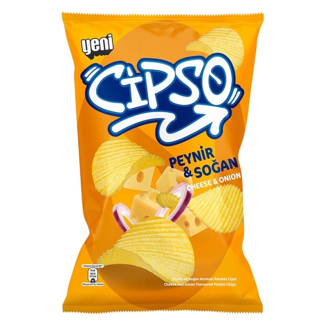 Patates Cipsi Tırtıklı Peynir & Soğan Aromalı Parti Boy 160 Gr