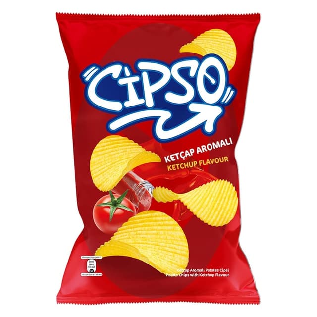 Patates Cipsi Tırtıklı Ketçaplı Parti Boy 160 Gr