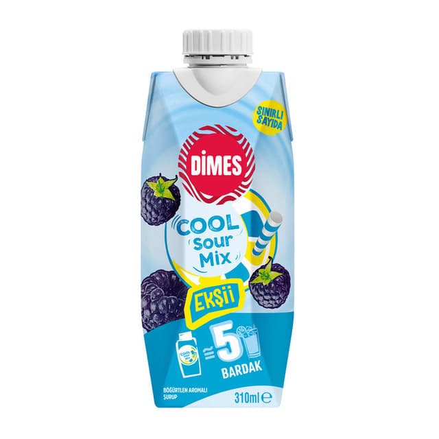 Cool Sour Mix Ekşi Böğürtlen Aromalı 310 Ml