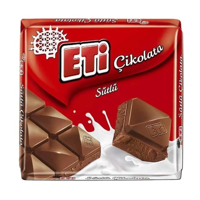 Sütlü Kare Çikolata 60 Gr