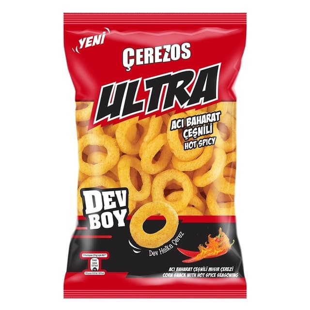 Ultra Acı Baharat Çeşnili Dev Boy Mısır Cips 150 Gr