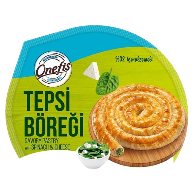 Börek Tepsi Ispanaklı Peynirli 700 Gr