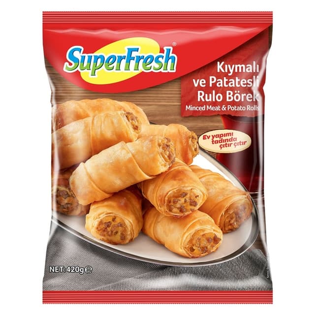 Rulo Borek Kıymalı Patateslı 420 Gr