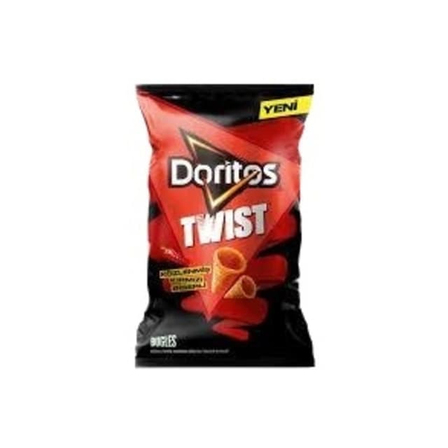 Mısır Cipsi Twist Közlenmiş Kırmızı Biberli Süper Boy 115 Gr