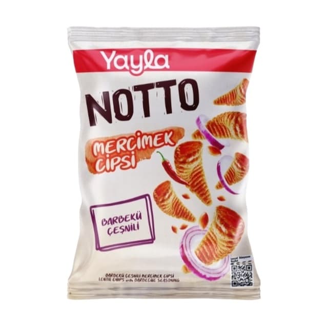 Notto Barbekü Çeşnili Mercimek Cipsi 55 Gr