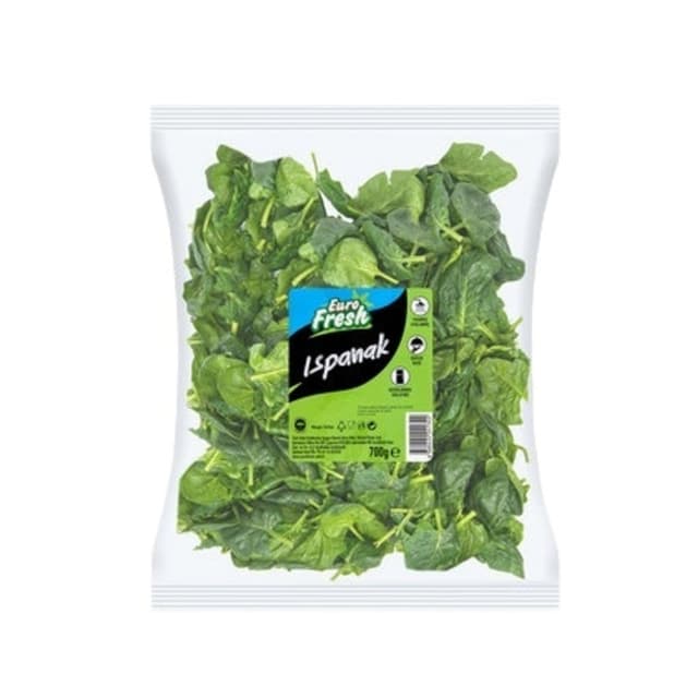 Yıkanmış Hazır Ispanak 700 Gr