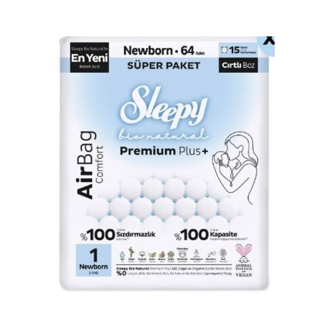 Bio Natural Premium Plus Airbag Comfort Mega 1 Numara Newborn 64'Lü