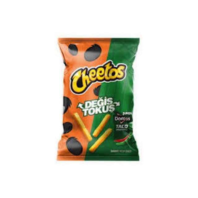 Değiş Tokuş Taco Baharatlı Süper Boy Cips 100 Gr