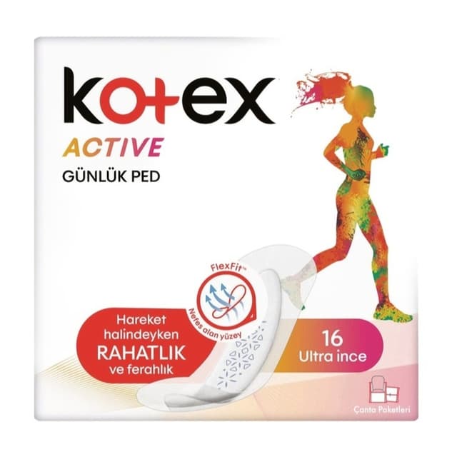 Active Ultra İnce Günlük Ped 16'lı