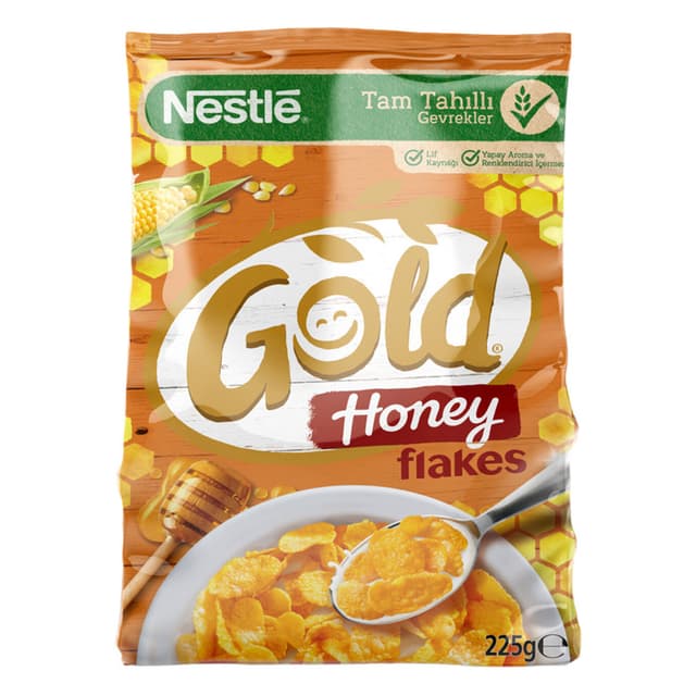 Mısır Gevreği Gold Flakes Ballı 225 Gr