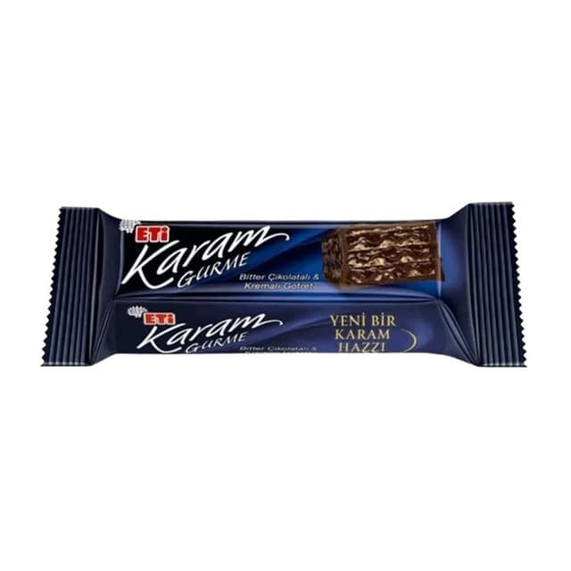 Karam Gurme Bitter Çikolatalı & Kremalı Gofret 50 Gr