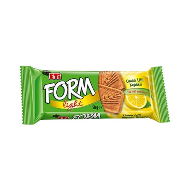 Form Limon Lifli Kepekli Bisküvi 50 Gr