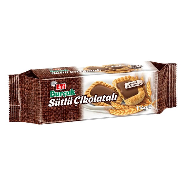 Burçak Sütlü Çikolatalı Bisküvi 114 Gr
